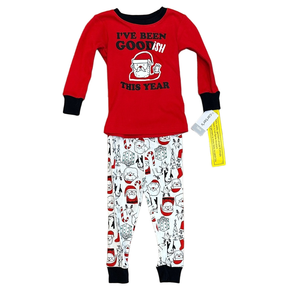 NWT Carter’s Christmas Pajama Set Size 12 Months